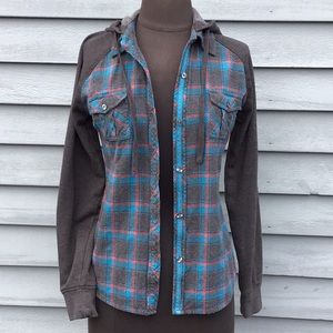 Empyre Flannel Hoodie Shirt